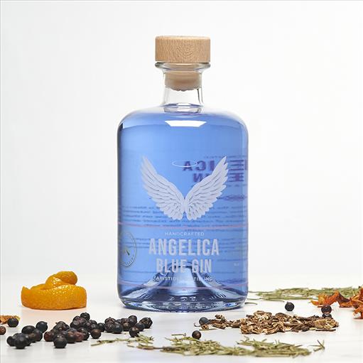 ANGELICA BLUE GIN 700ml - HANDCRAFTED IN CYPRUS