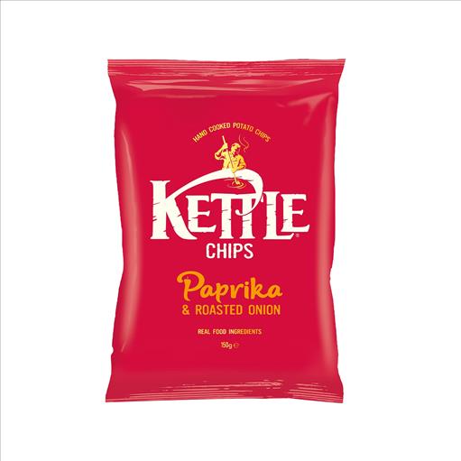 KETTLE CHIPS PAPRIKA n ROASTED ONION 150gr