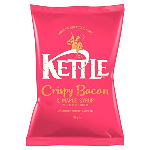 KETTLE CHIPS CRISPY BACON and MAPLE SYRUP 150gr