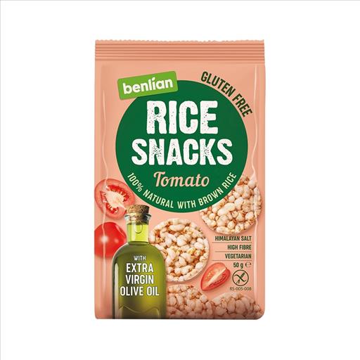 BENLIAN RICE SNACKS TOMATO 50gr