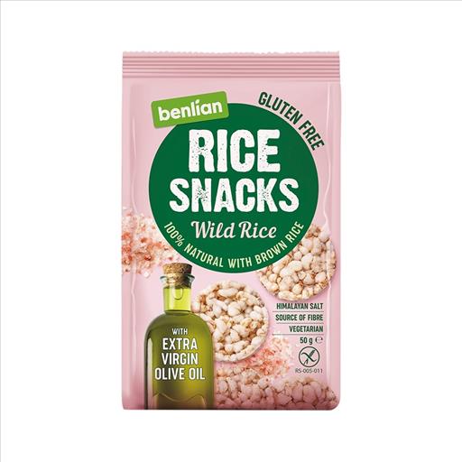 BENLIAN RICE SNACKS WILD RICE 50gr